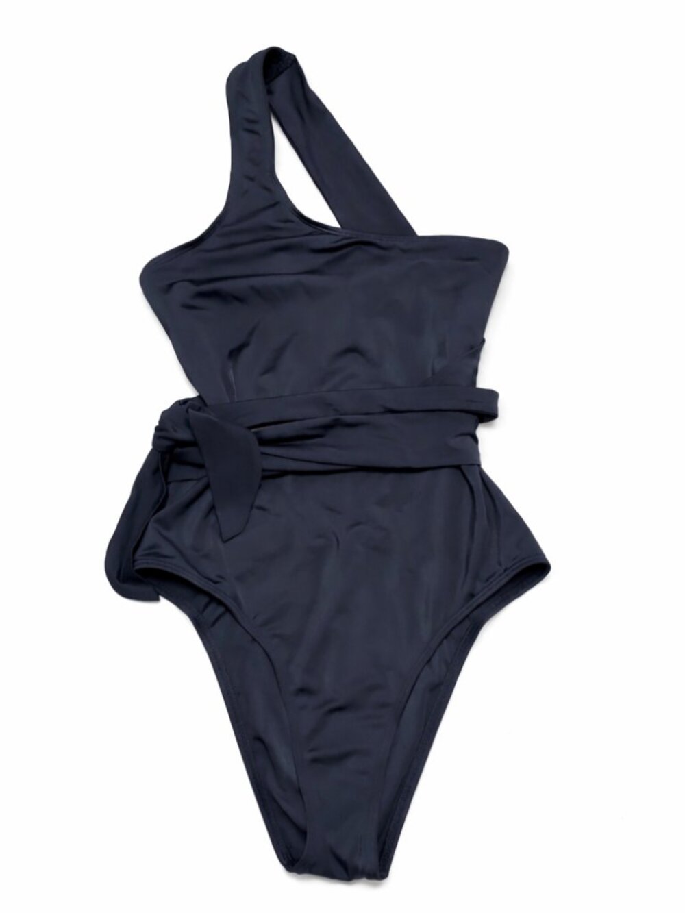 WE ARE HAH NEW 1 4 Ur Soul One-Piece Swimsuit One Shoulder Black Women's Medium